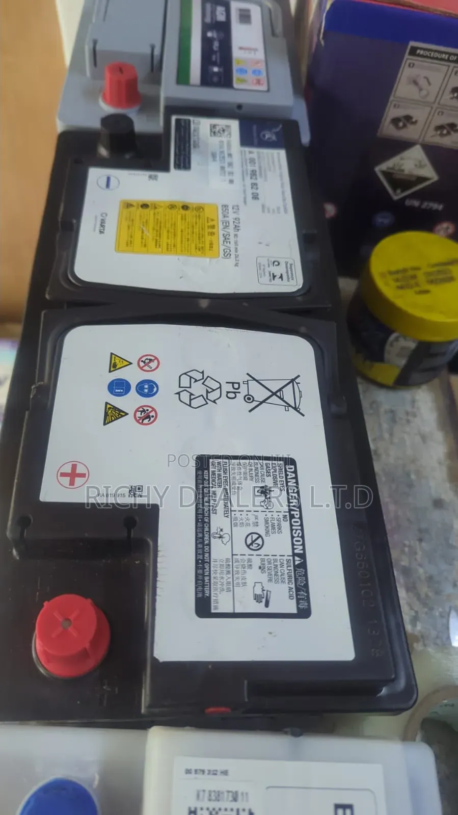 VARTA O.E.M Din100/100Ah (12v 92Ah) A.G.M Car Battery