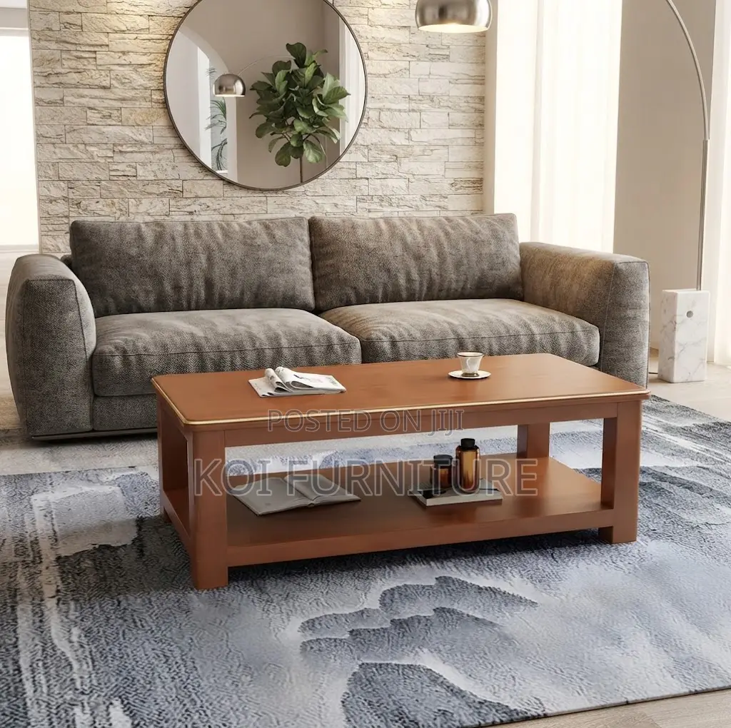 Coffee Table; Executive Reception Mahogany Coffee Table