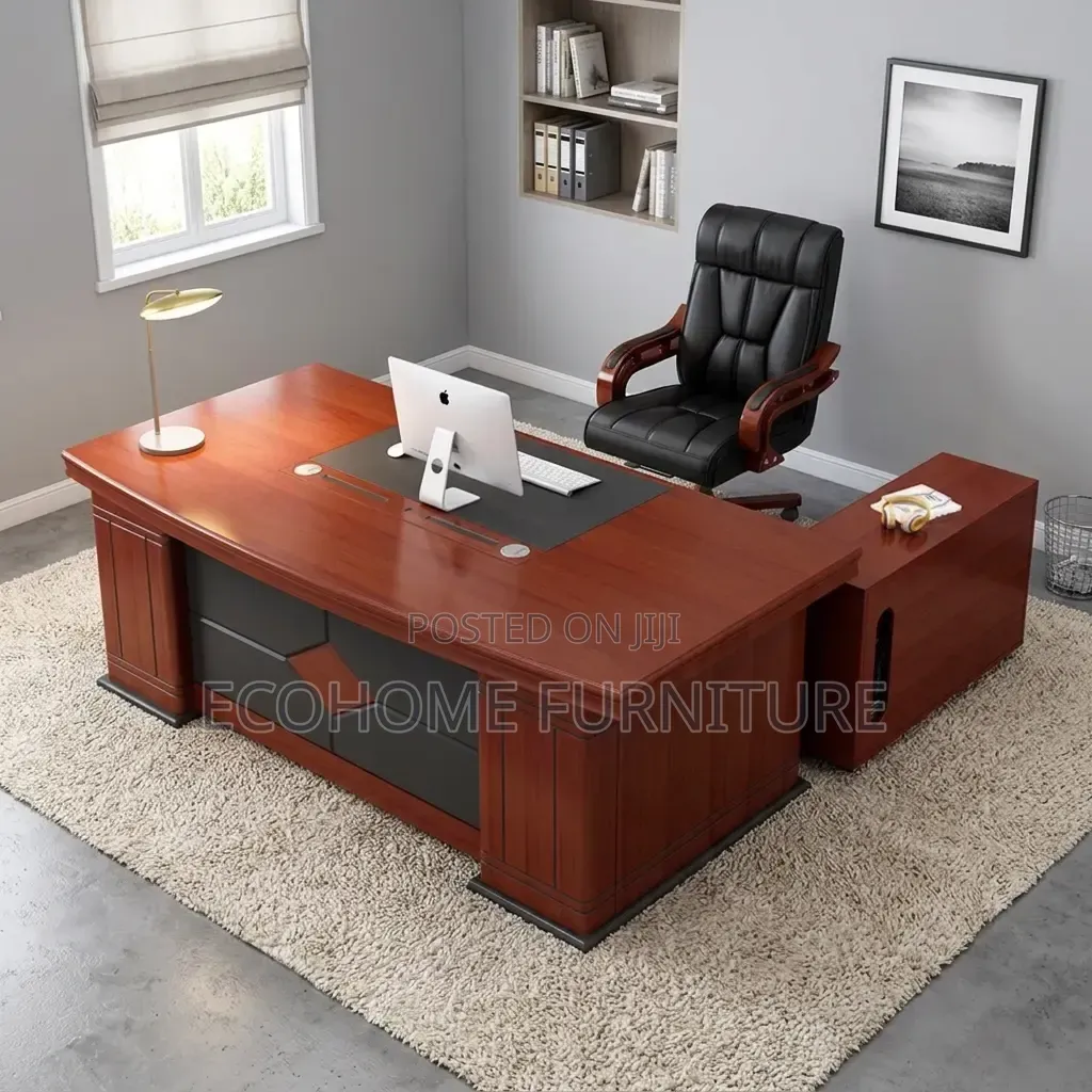Executive Desk – Large L-Shaped Office Workstation