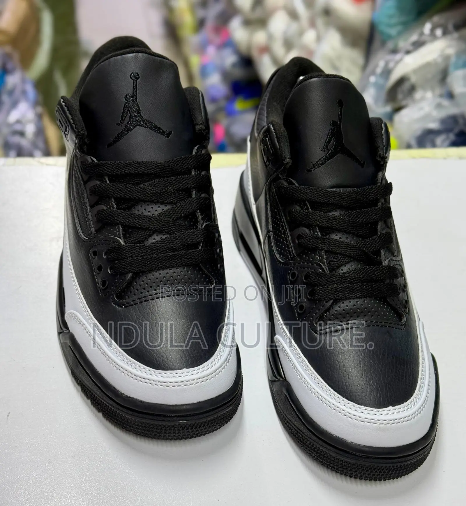 Jordan 3 Fragments Black N White