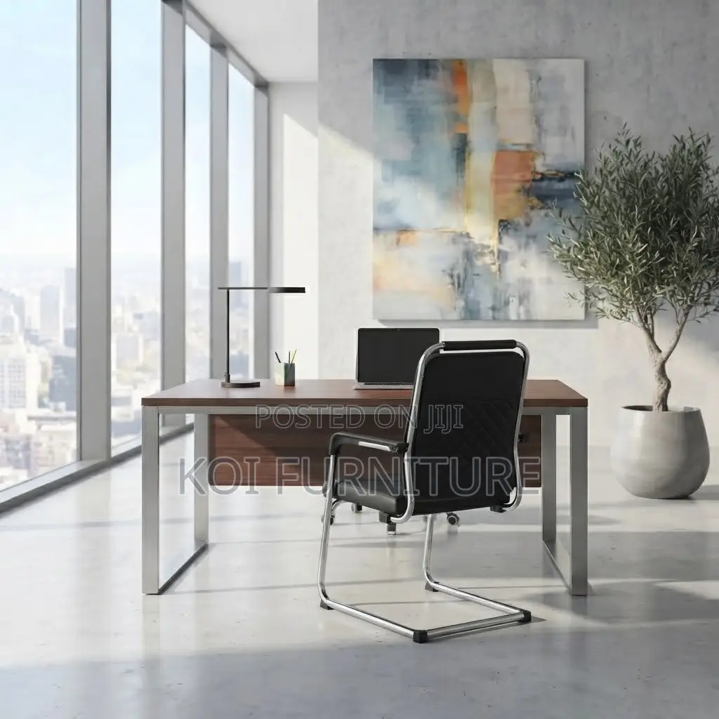 Office Chairs; High Back Leather Chair for Office Visitors