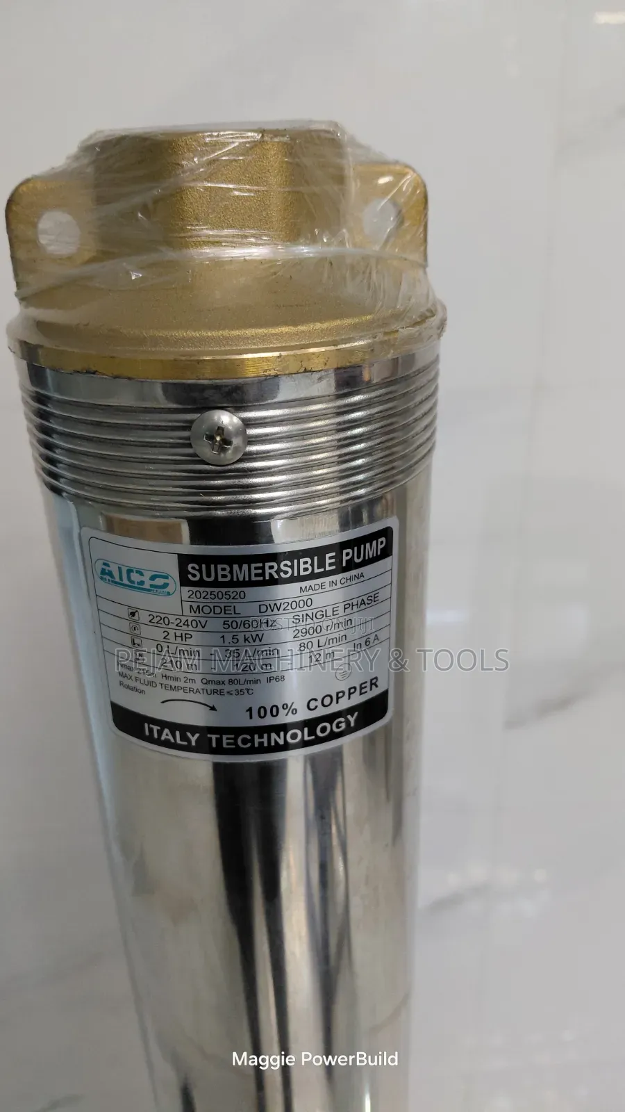Aico 2hp Deep Well Electric Submersible Pump With Control Box 210m