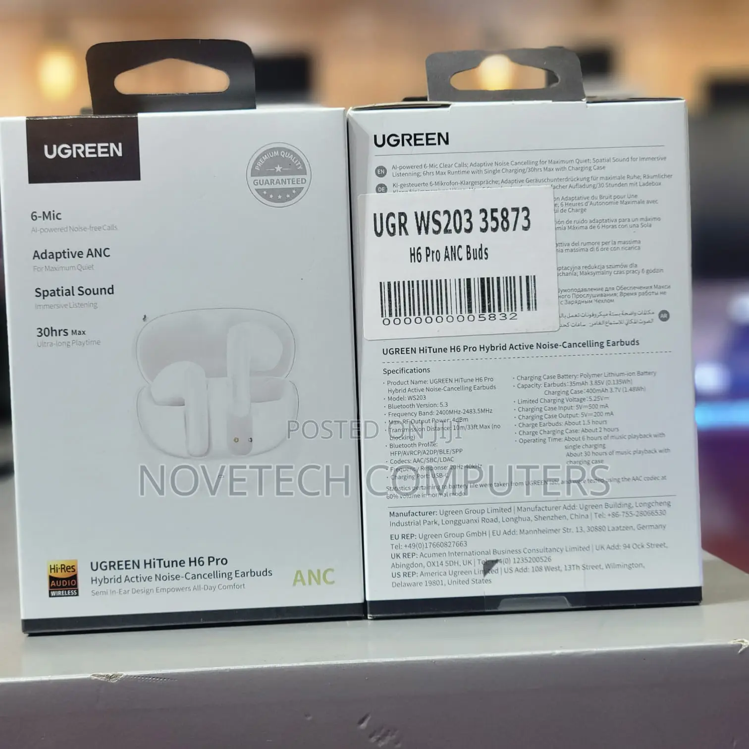 W203 Hitune H6 Pro Hybrid Earbuds