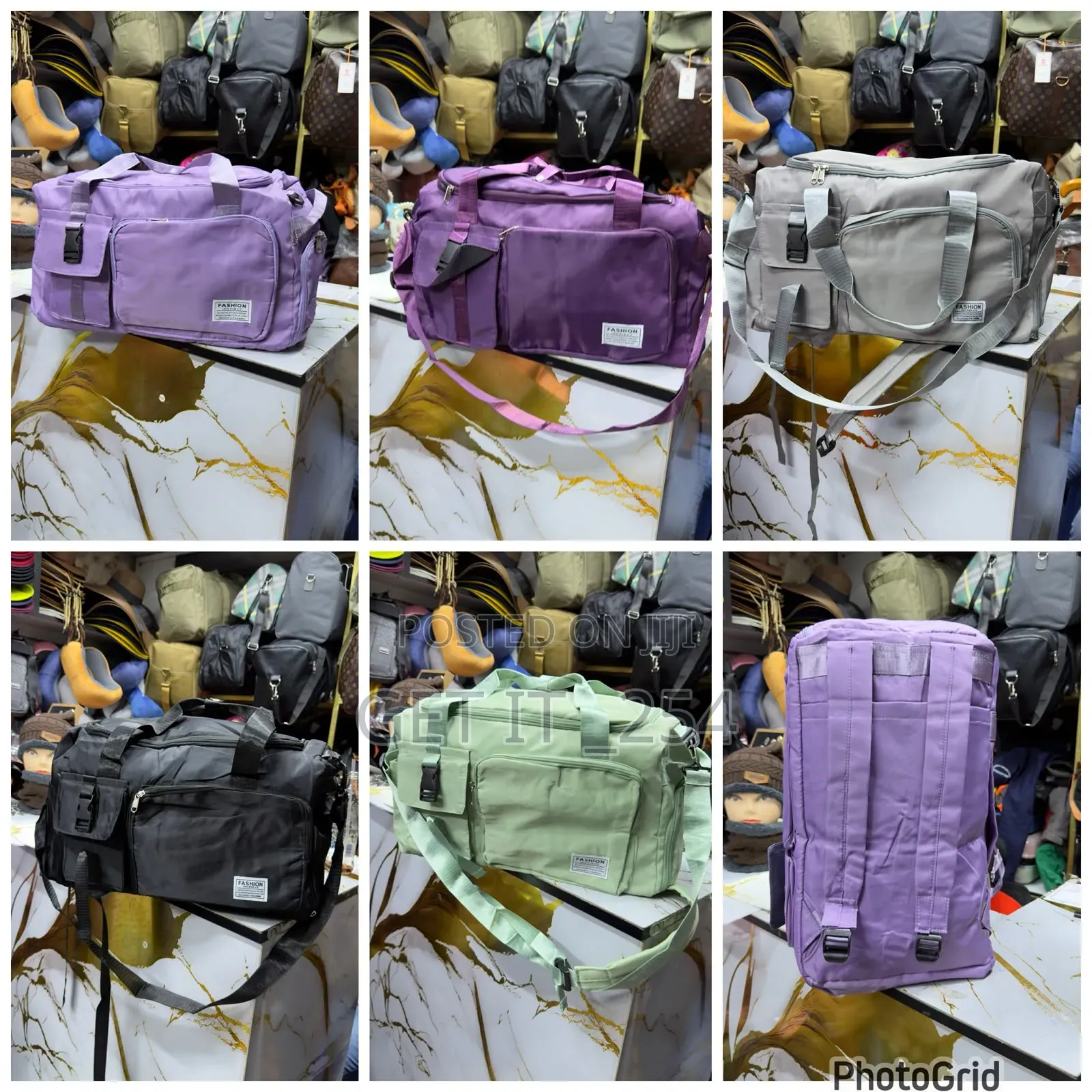 Multi-Purpose Travel Backpack/Duffle Bag 
Travel in Style With This
