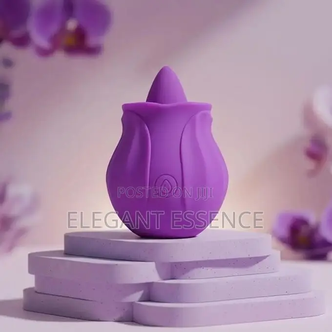 Rose Tongue Licking Vibrator Sex Toy Clitoris Suckers Nipples