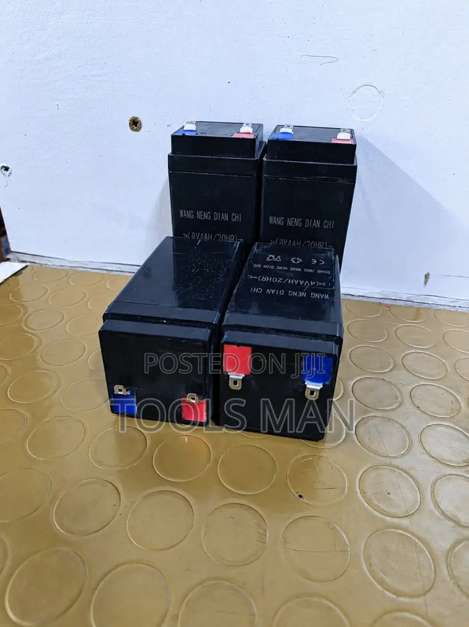 4V 4Ah Rechargeable Lead-Acid Battery for Scale