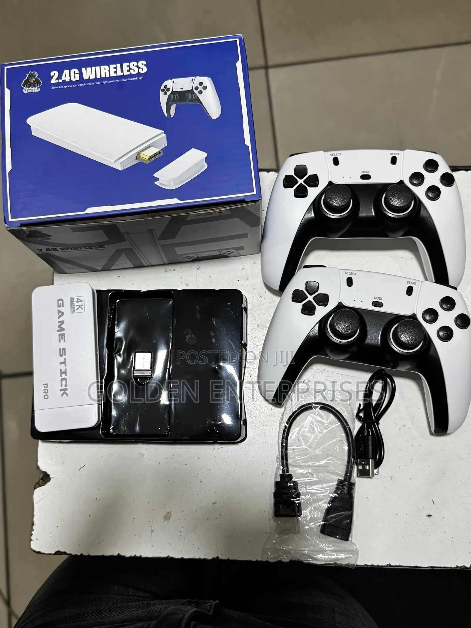TV Game Stick Lite 2.4G Wireless Gaming System With Dual Controllers