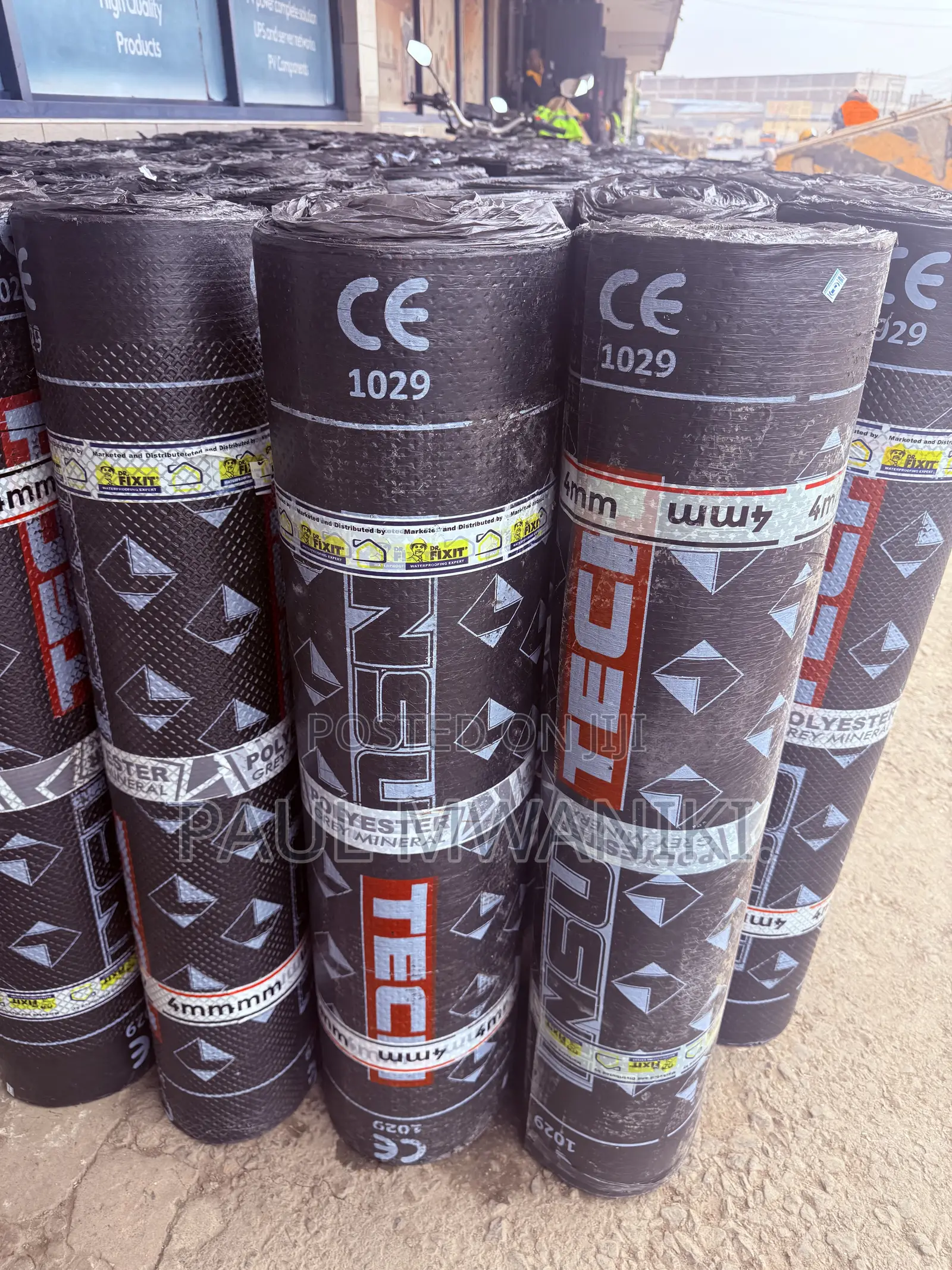 4mm App Waterproofing Membrane – Grey Mineral Finish.