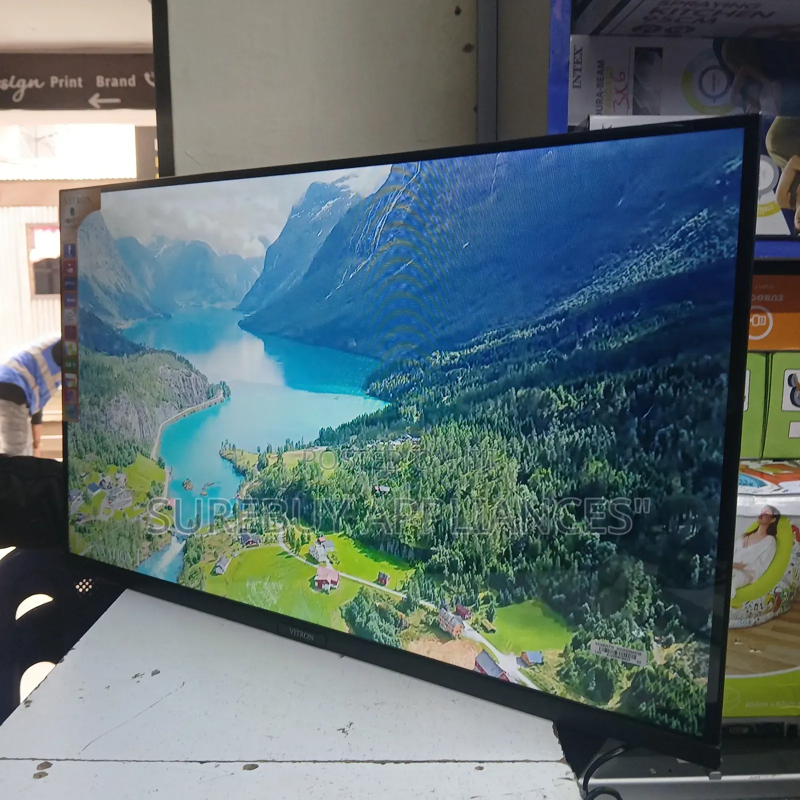 Vitron 50 Inches Smart Android TV Frameless TV Available in Stock
