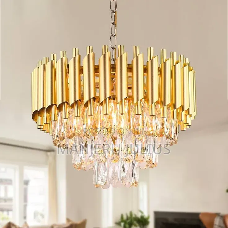 400mm Crystal Golden Chandelier