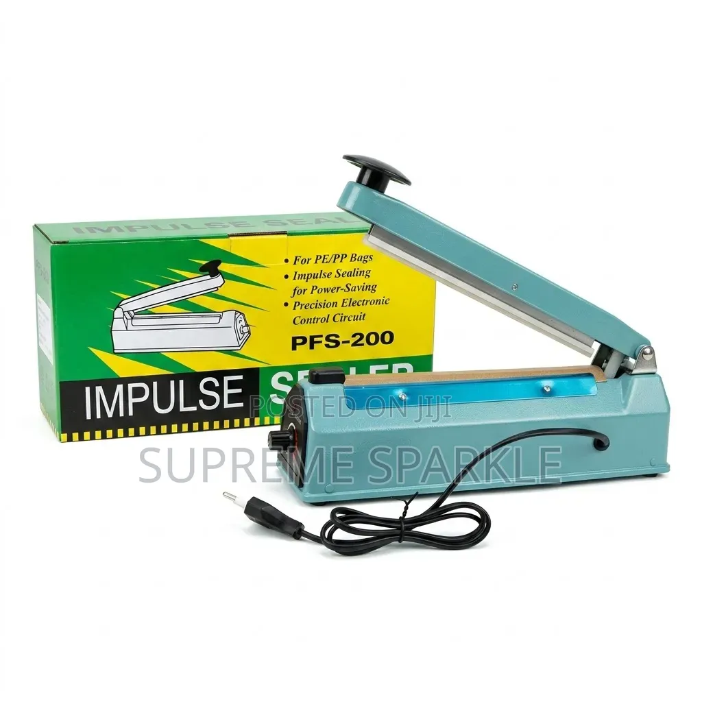 Impulse Sealer 200mm PFS-200 Plastic Bag Heat Sealing Machine