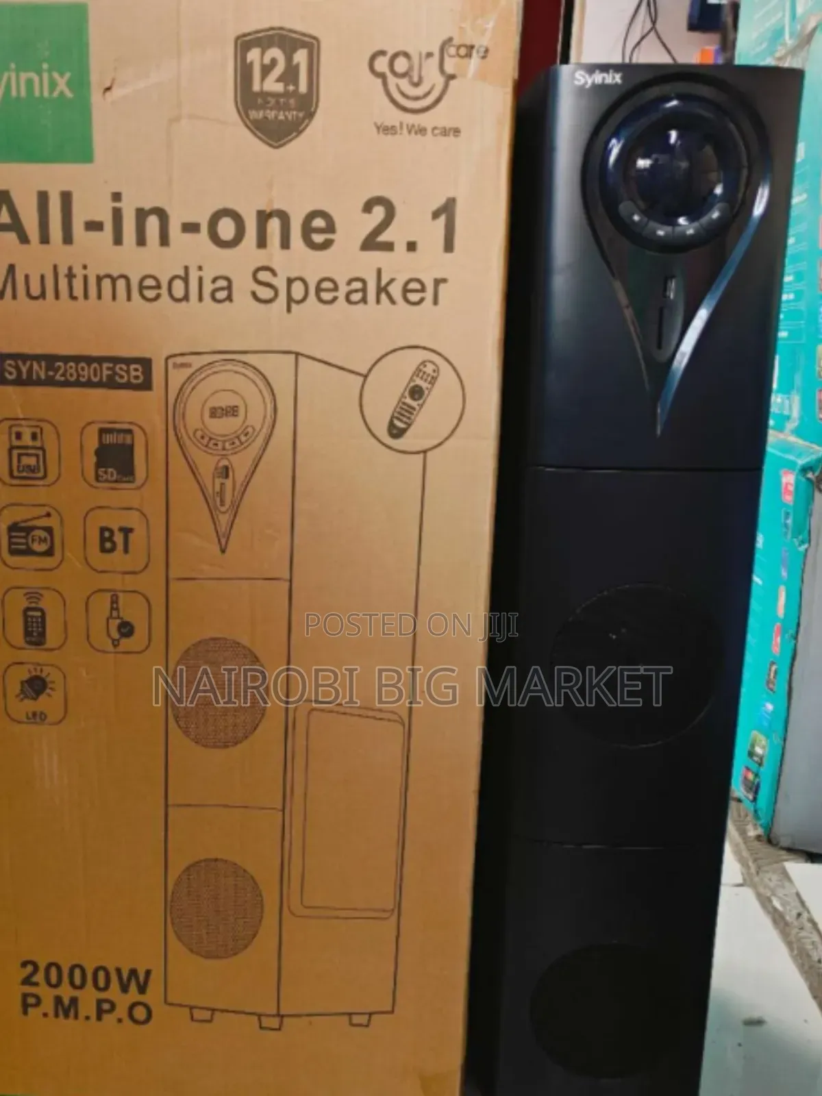 Syinix All in One 2.1 Powerful Bass Speaker Sound Bar