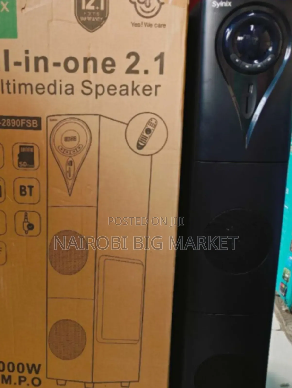 Syinix All in One 2.1 Powerful Bass Speaker Sound Bar