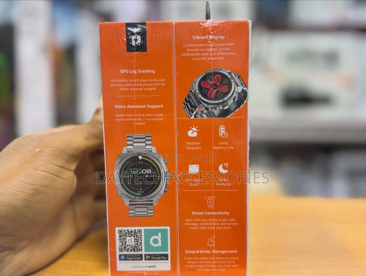 Porodo Chrono Steel Smart Watch - Silver