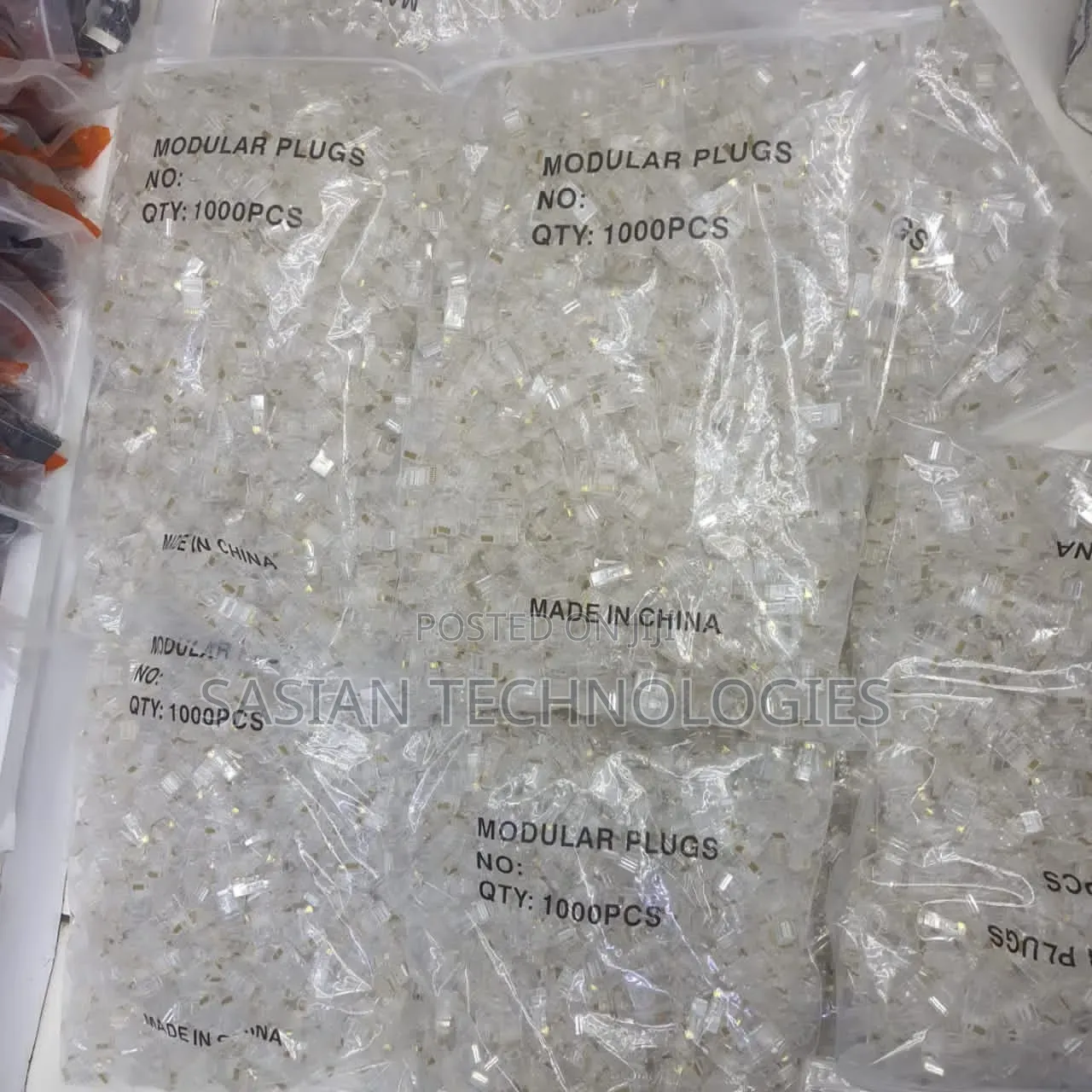 1000 PCs Rj45 Connecters