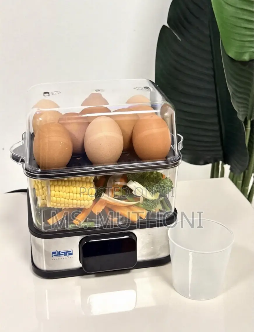 2-Layer Electric Egg Steamer Food Steamer