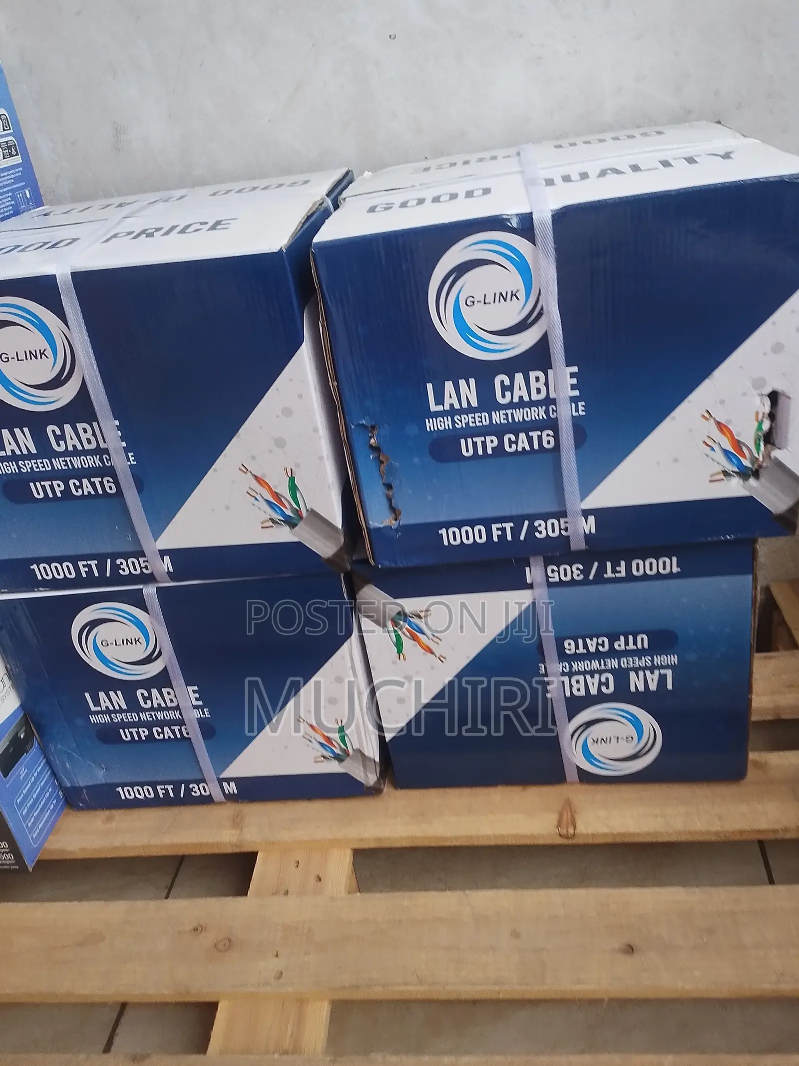GLINK Outdoor LAN Cable for Routers Switches
