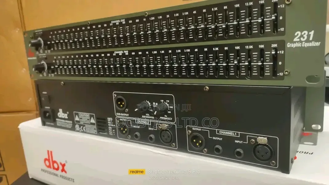 DBX 231/231sub 2 Series Graphic Equalizer