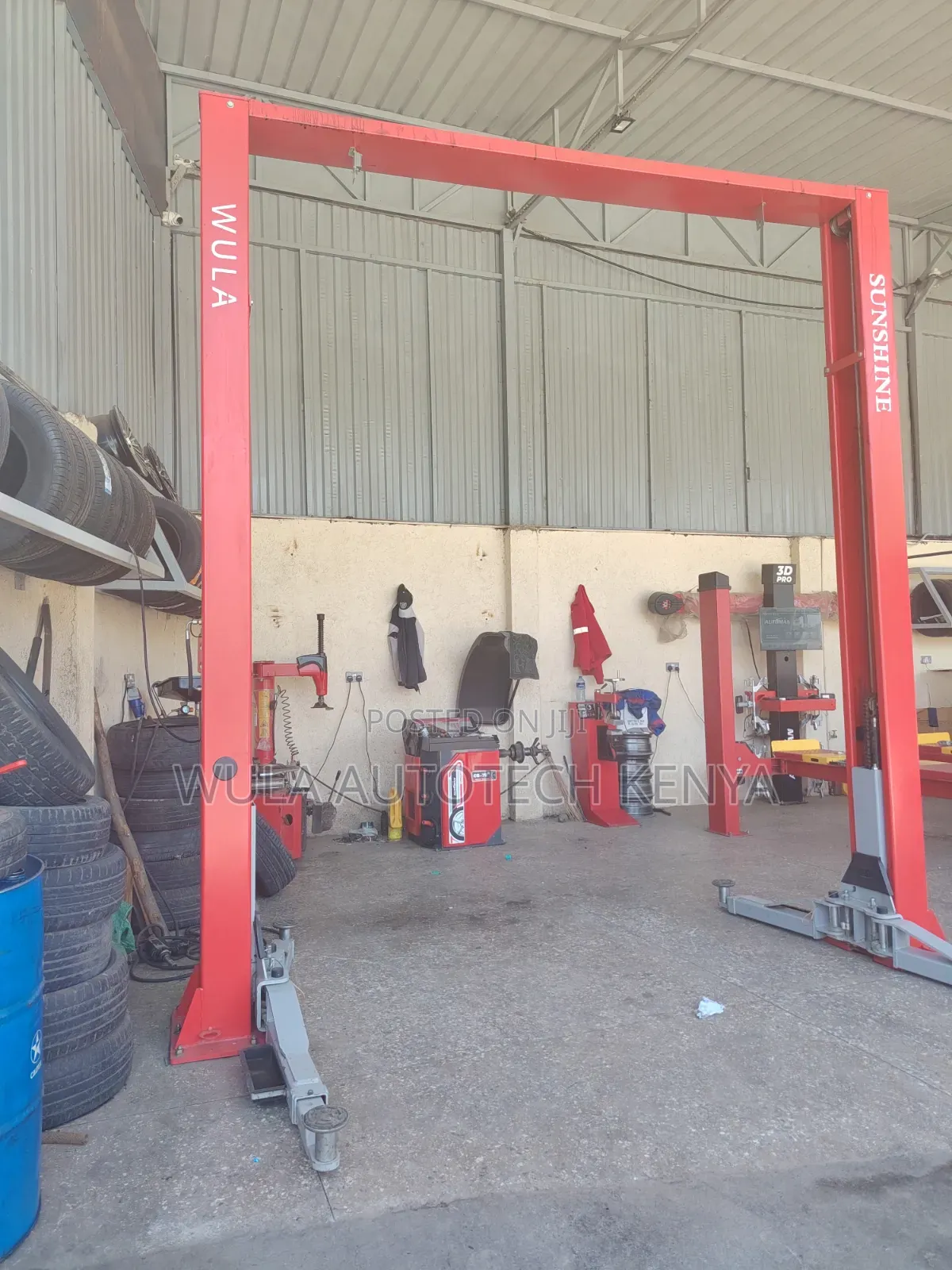 Hydraulic Power System 2post Carlift 4tns Sunshine