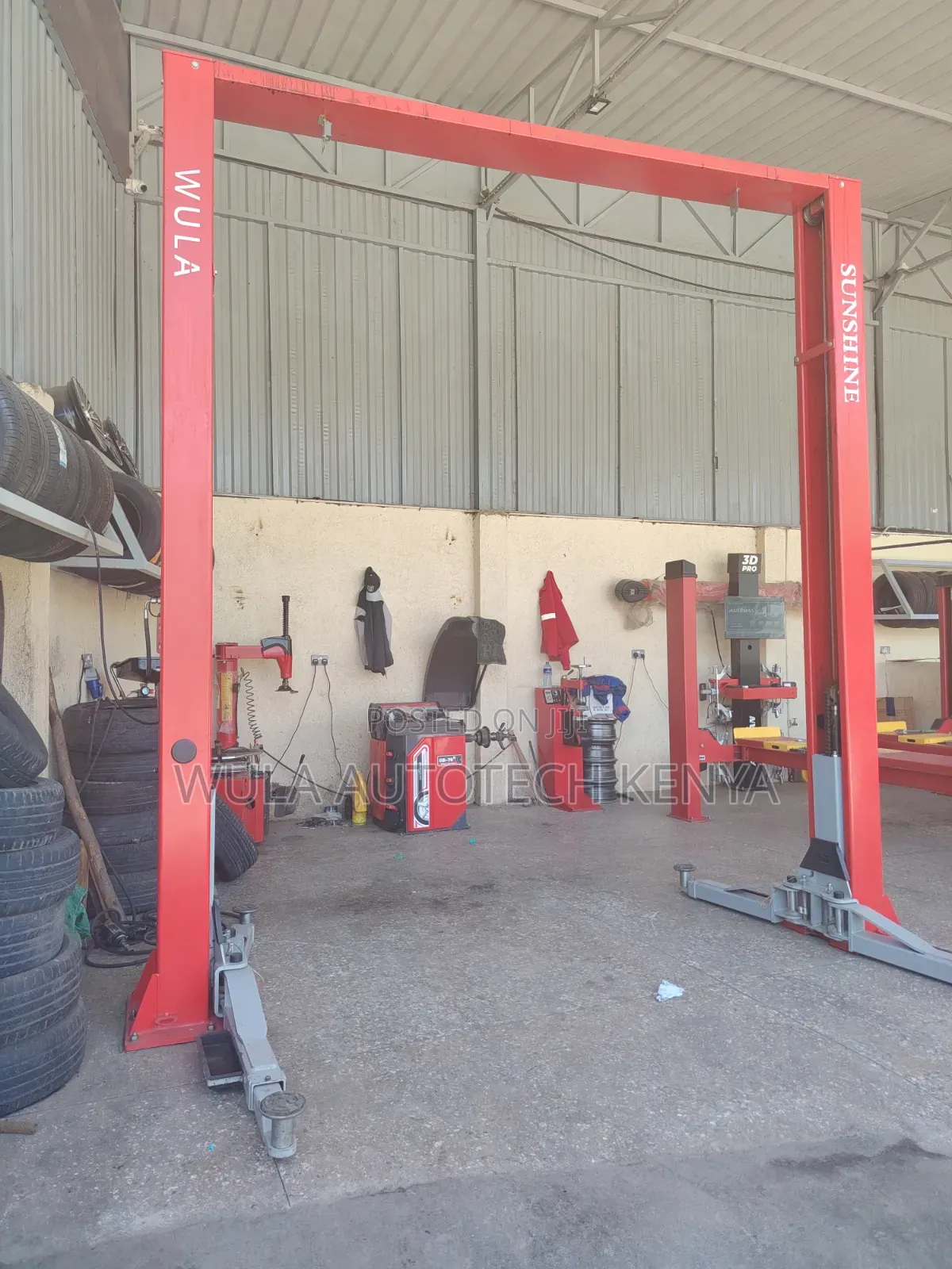 Hydraulic Power System 2post Carlift 4tns Sunshine