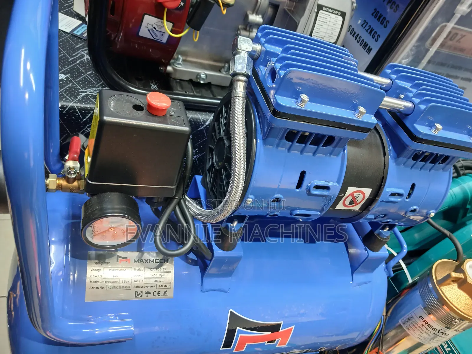 Silent Air Compressure 25l Oil-Free Low Noise Pump