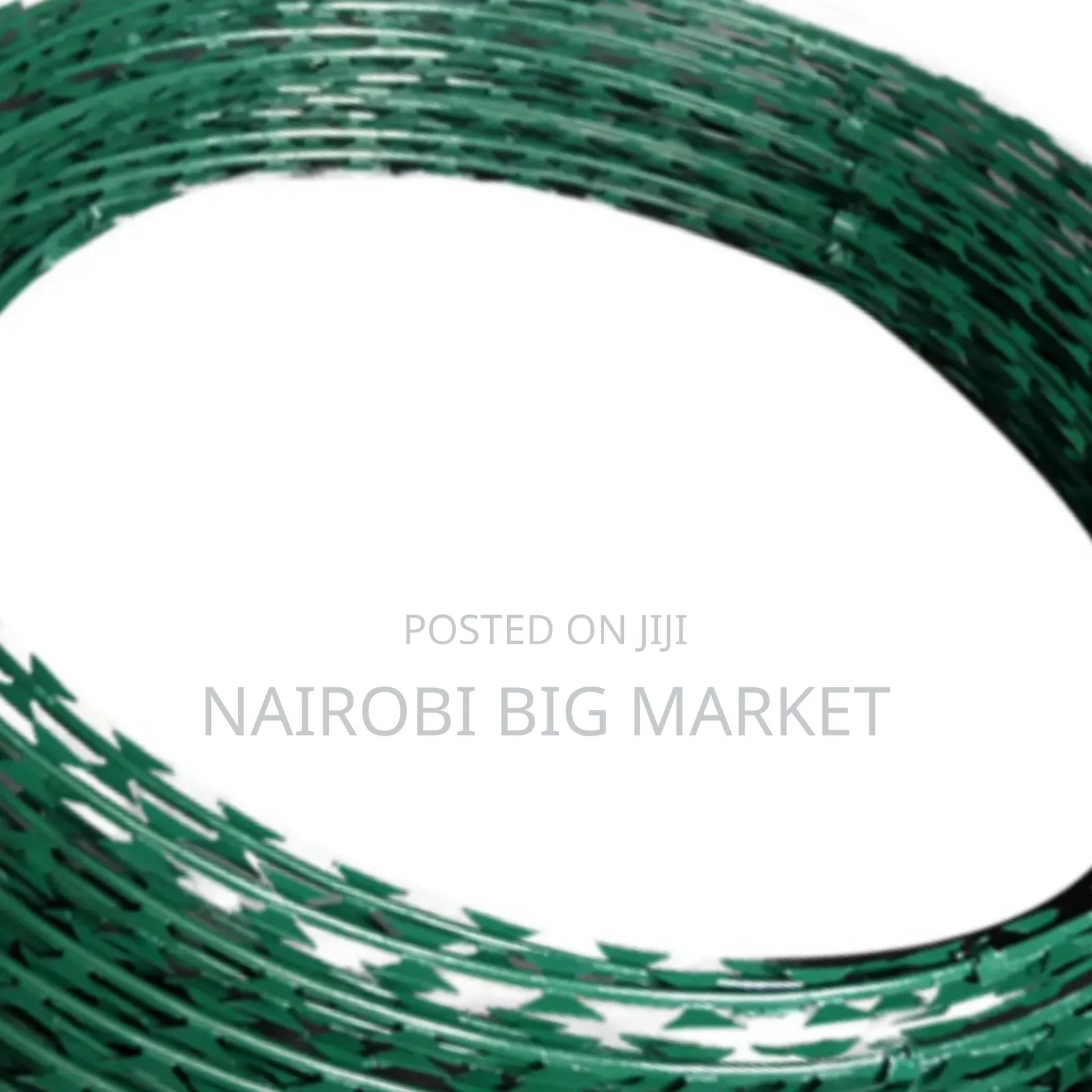 Galvanized Green 10m Razor Wire