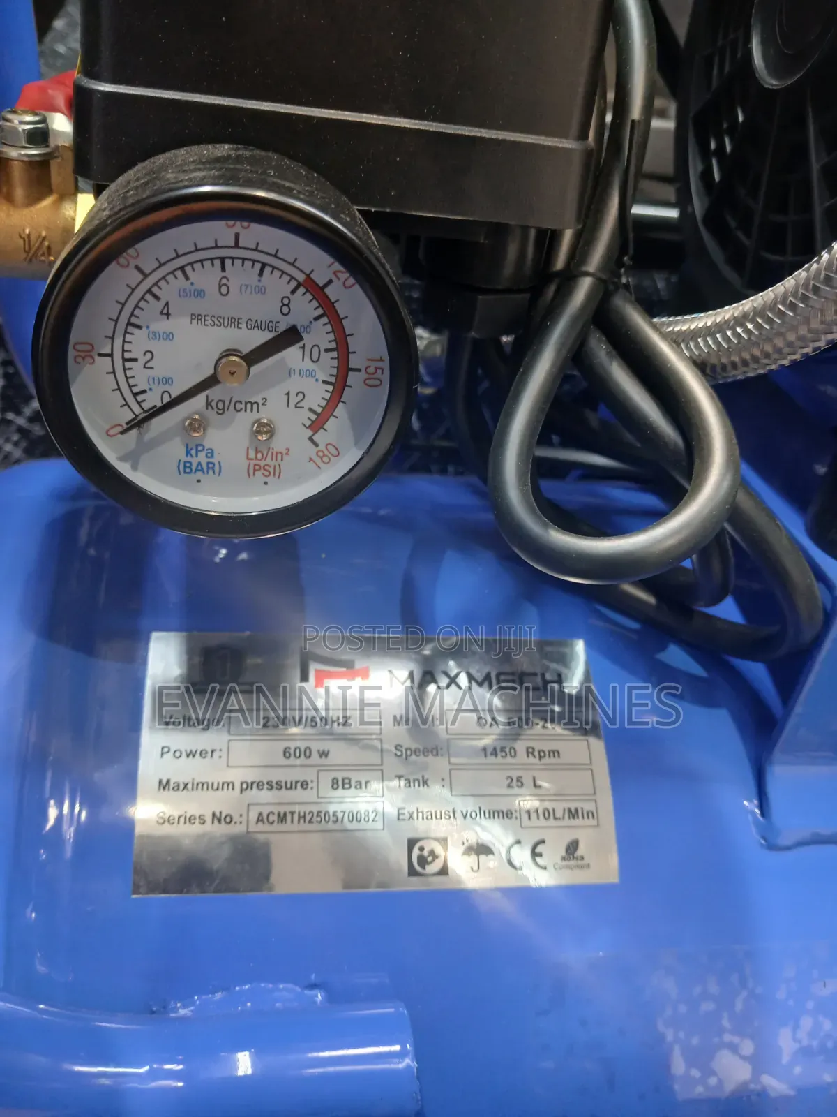 Silent Air Compressure 25l Oil-Free Low Noise Pump
