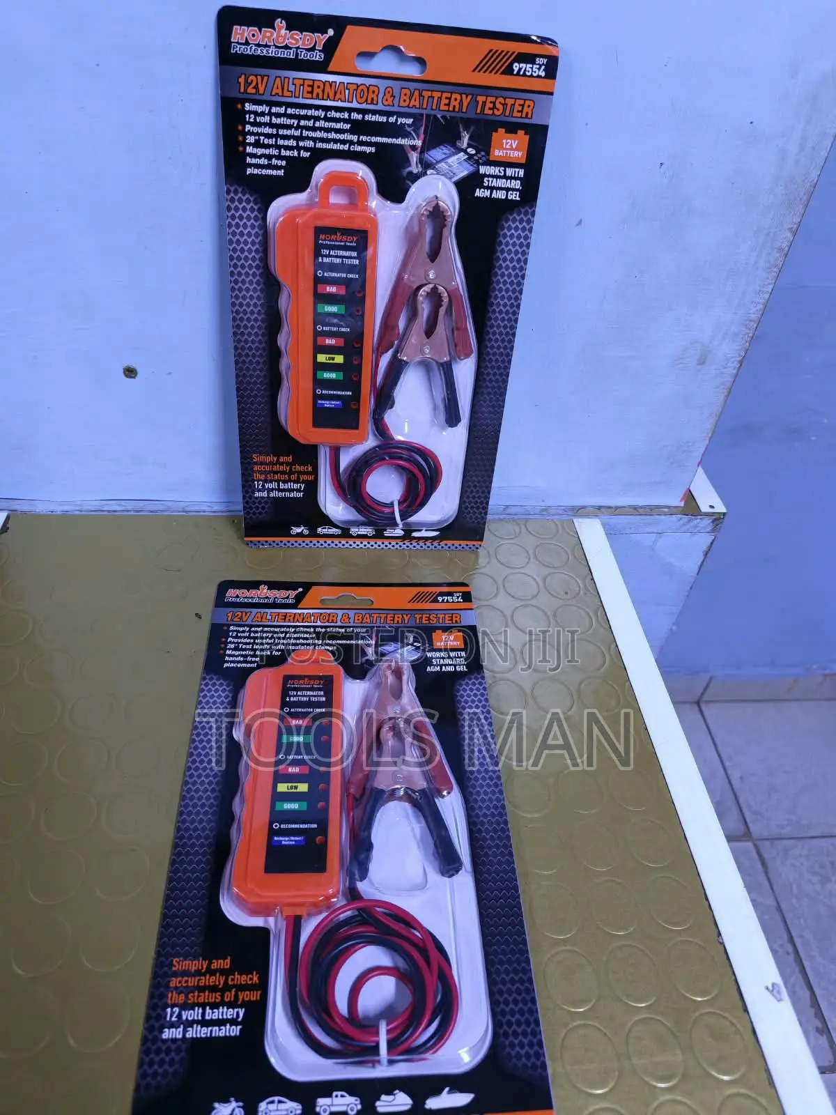12V Alternator Battery Tester