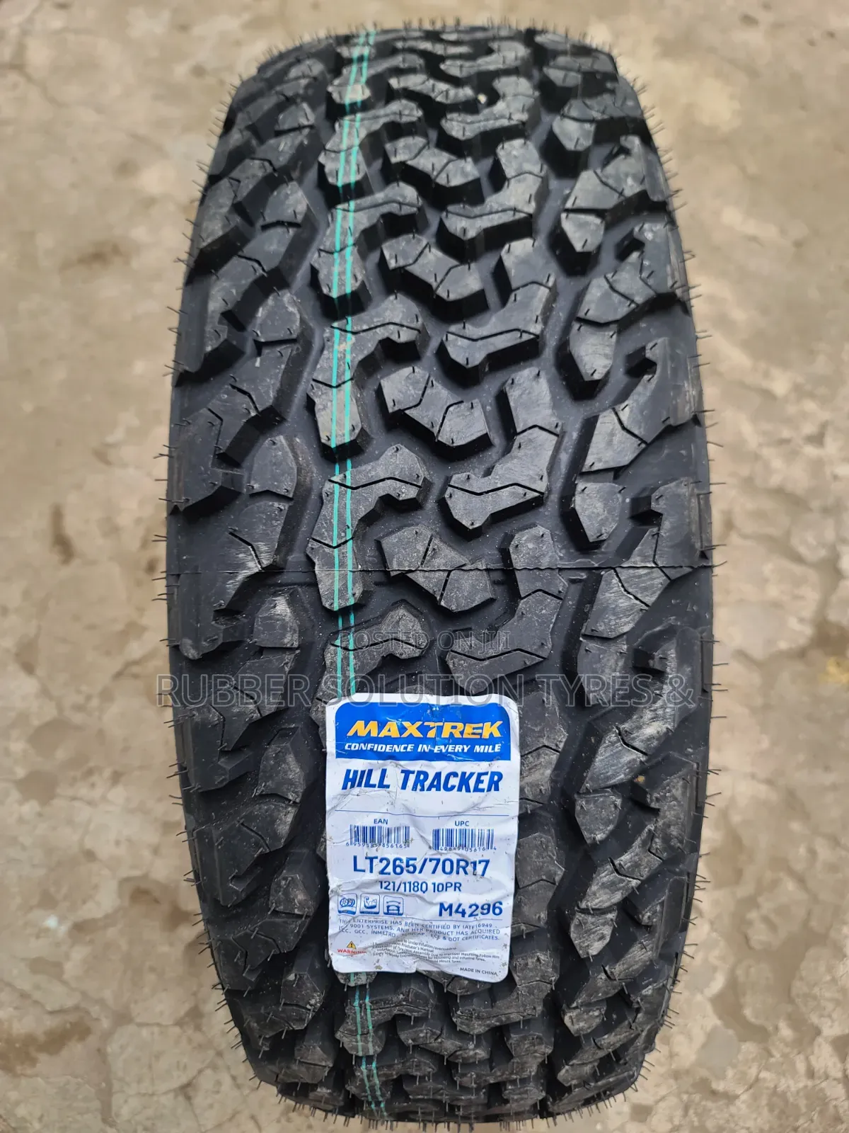 265 /70 R17 Maxtrek Tyres Hill Tracker Lt10pr All-Terrain