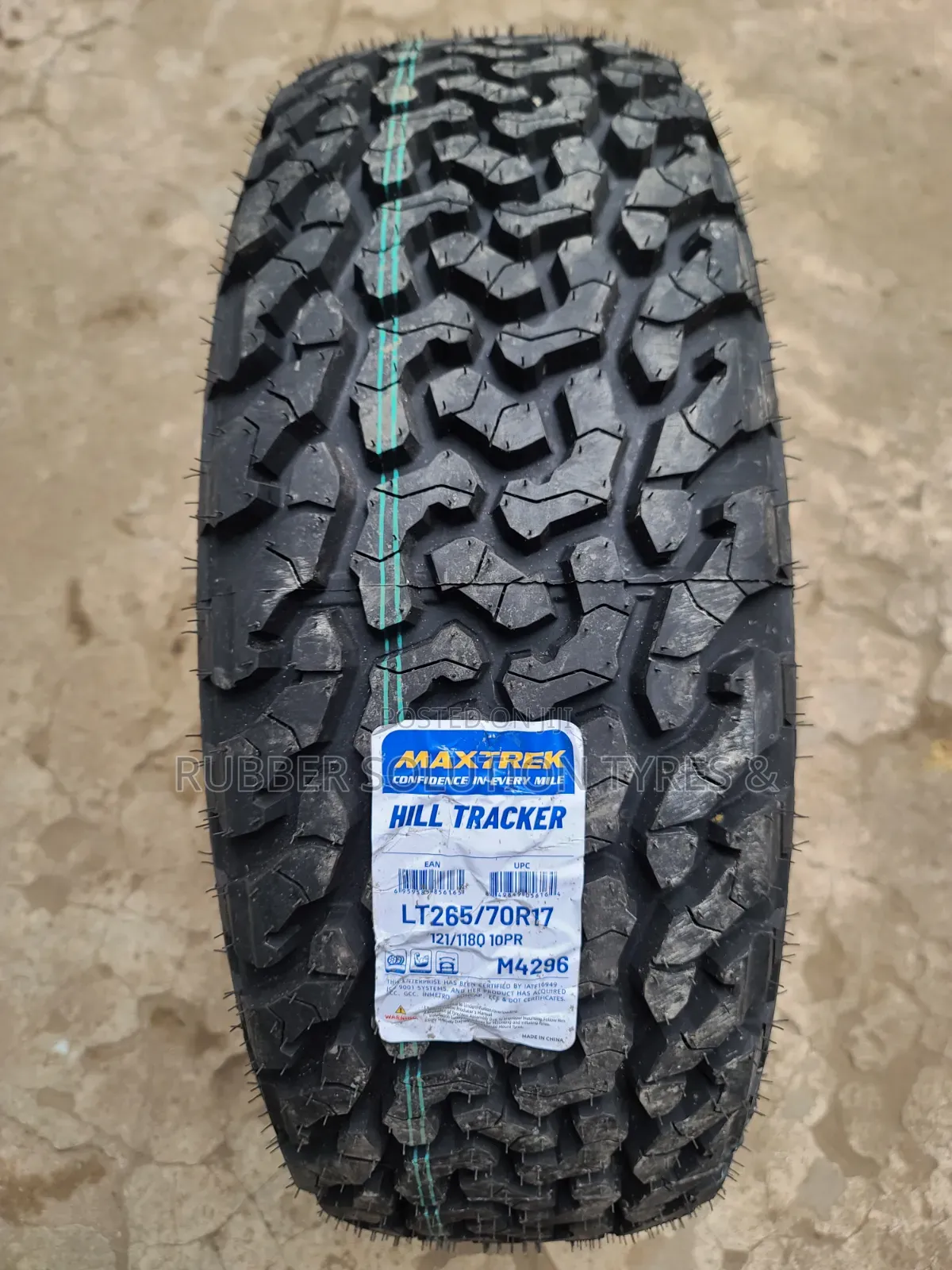 265 /70 R17 Maxtrek Tyres Hill Tracker Lt10pr All-Terrain