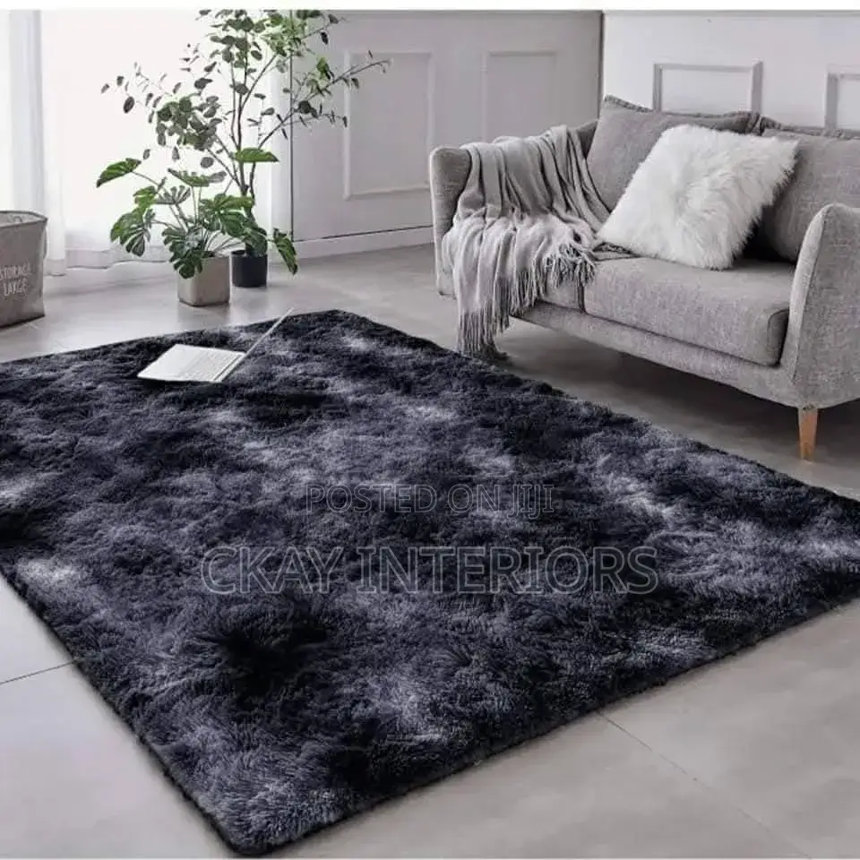 Hand Washable 5 by 8 Brown and Grey Carpets