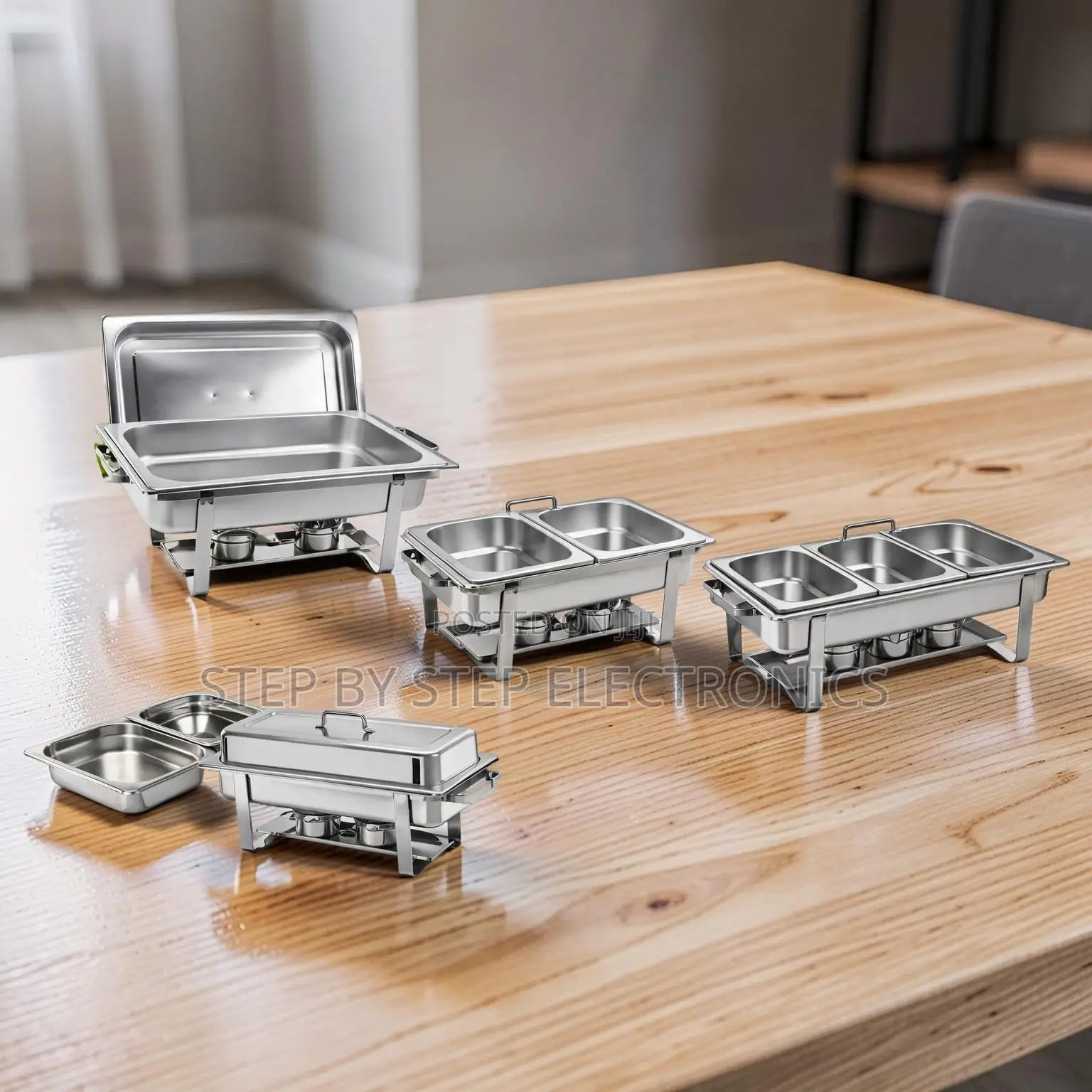 Wholesale Prices Durable Build 11L Stainless Steel Triple Chafing Dish