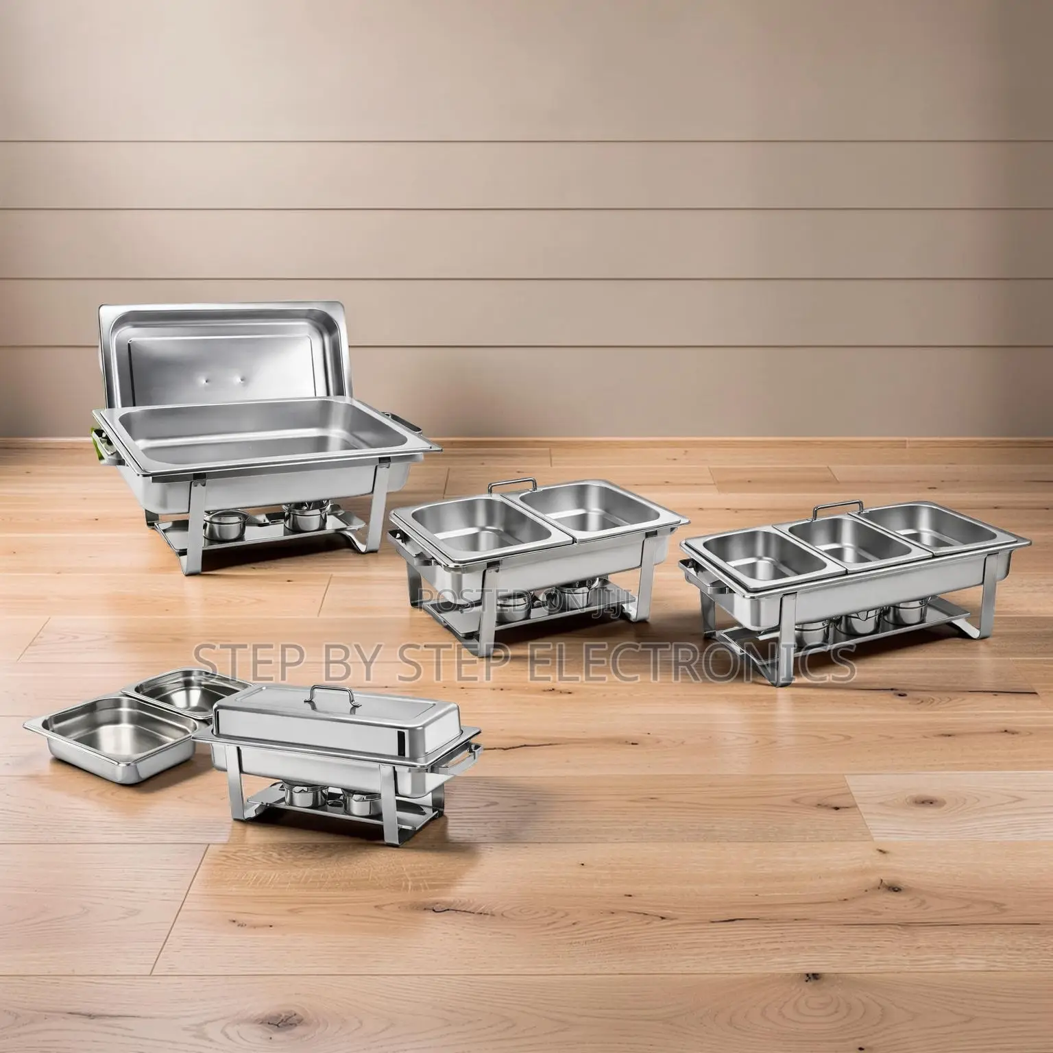 Wholesale Prices Catering Use 11L Stainless Steel Triple Chafing Dish