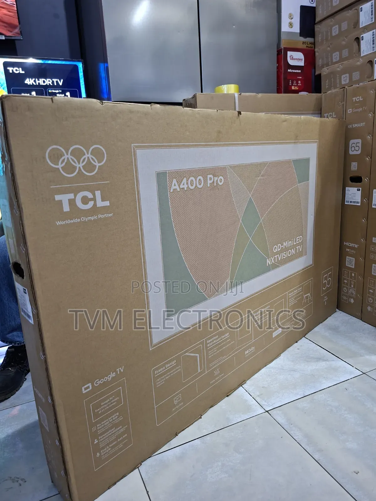 TCL 55A400 55 Inch
Premium QD-MiniLED NXTVISION Art TV