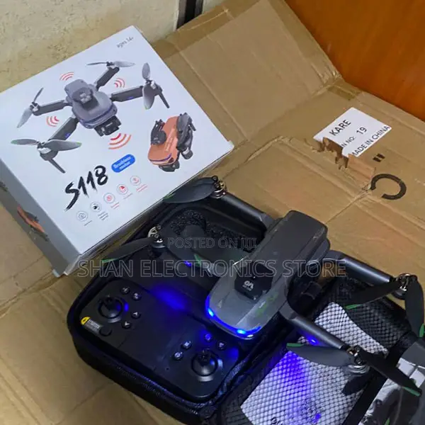 Lightweight and Foldable Design S118Drone–Simple Controls, Pro Results