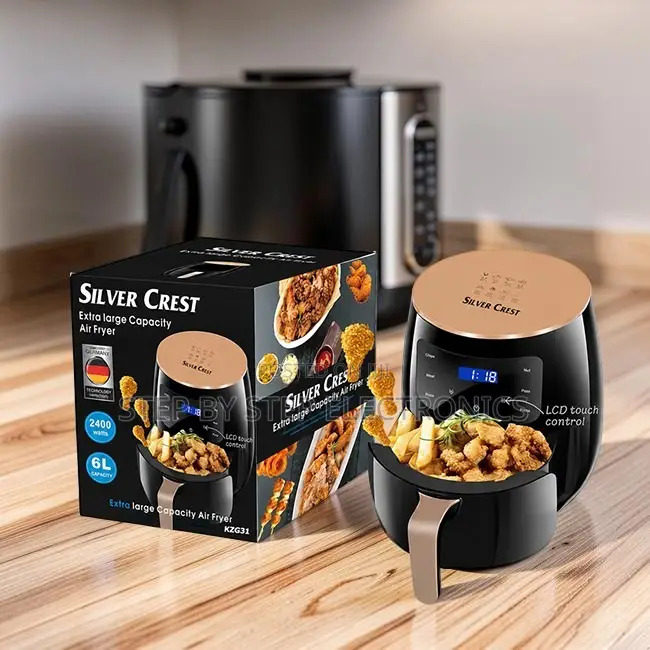 Fast Cooking Silver Crest 4/5/6/8l Touch Screen Digital Air Fryers