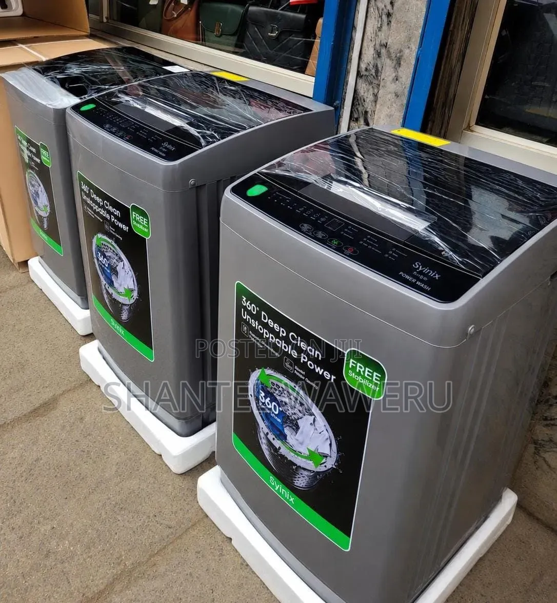 Syinix Top Load Full Automatic 
Washing Machine 
8kg at 28000