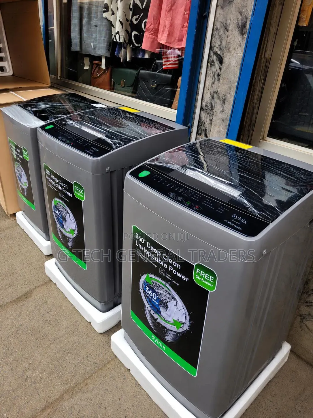 Syinix 10kg Fully Automatic Top Loader Washing Machine
