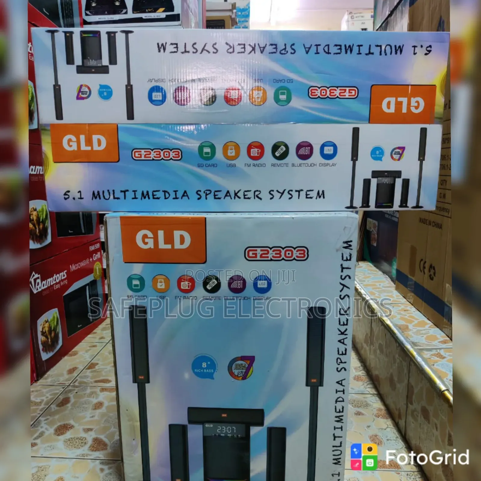 GLD 2303 5.1CH Multimedia Speaker System – Home Theatre Audio