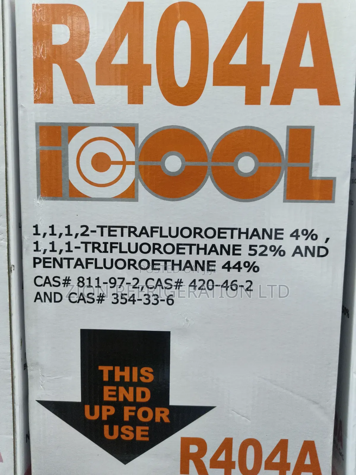 R404 Gas Cylinder
