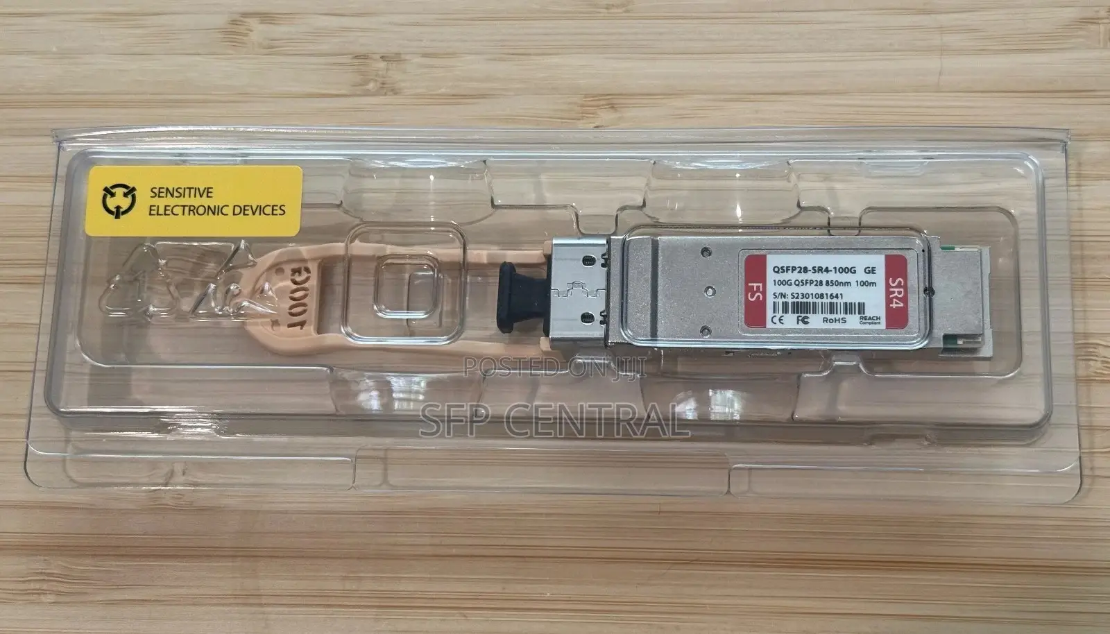 FS QSFP28-SR4-100G 850nm 100m Cisco Compatible Optical Transceiver