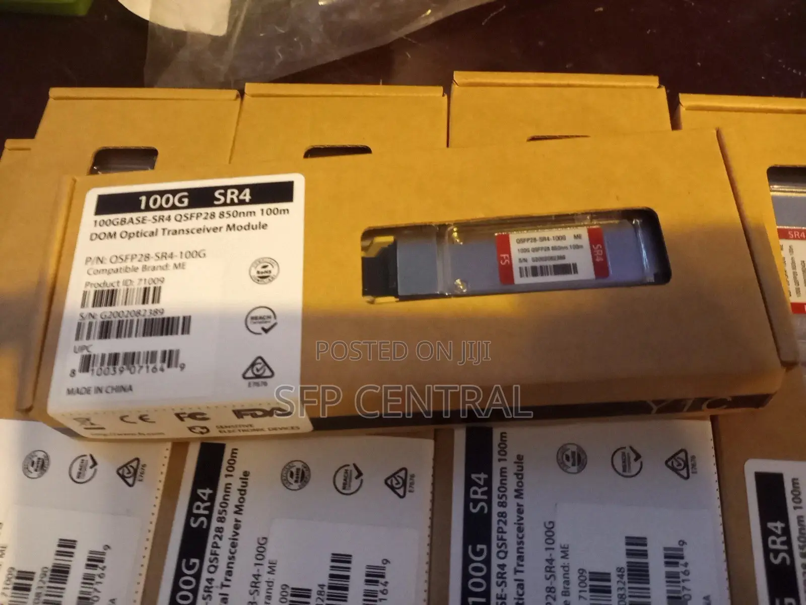 FS QSFP28-SR4-100G 850nm 100m Cisco Compatible Optical Transceiver