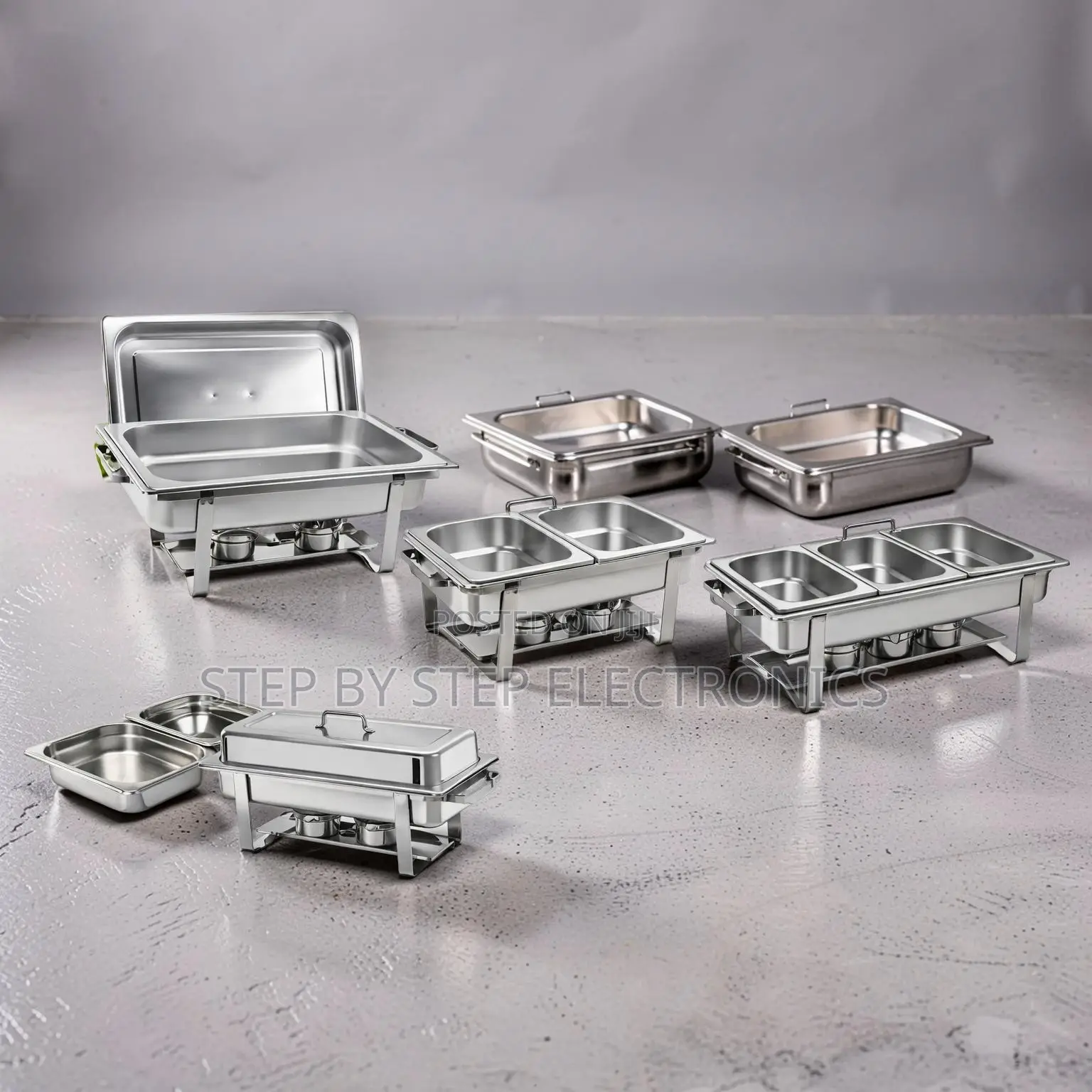 Wholesale Prices Food Warming 11L Stainless Steel Triple Chafing Dish