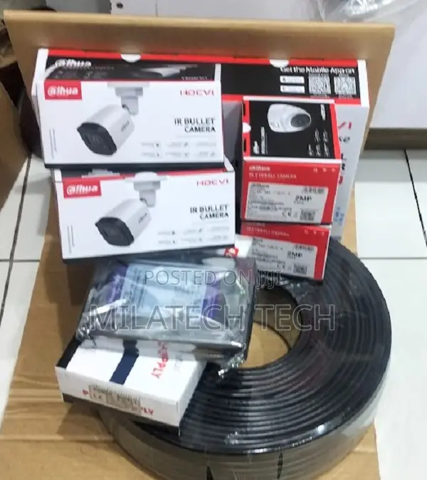 4CH Dahua CCTV Security Camera Full Set