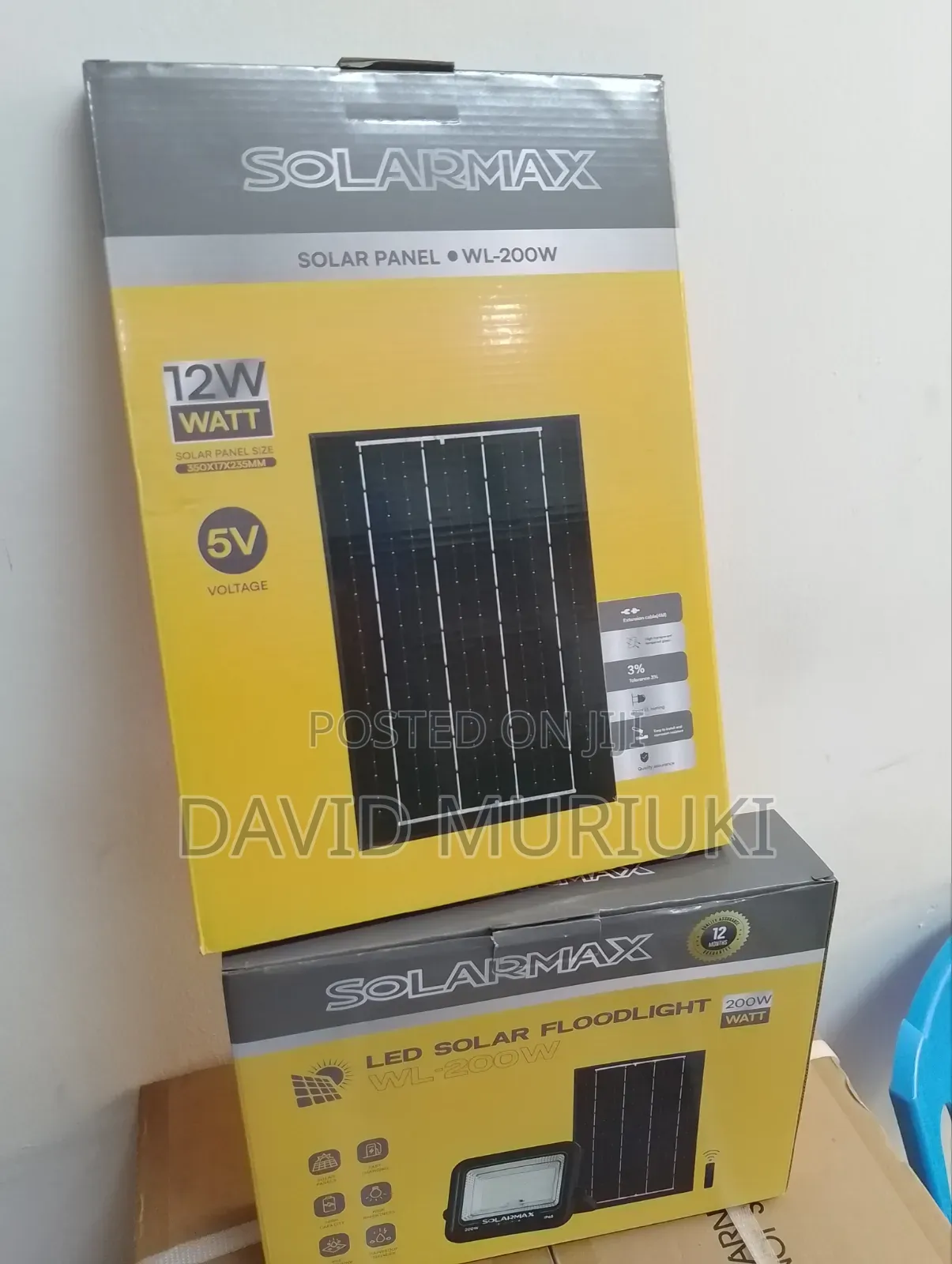 Solarmax 200W Solar Floodlight – High Power Outdoor Lighting