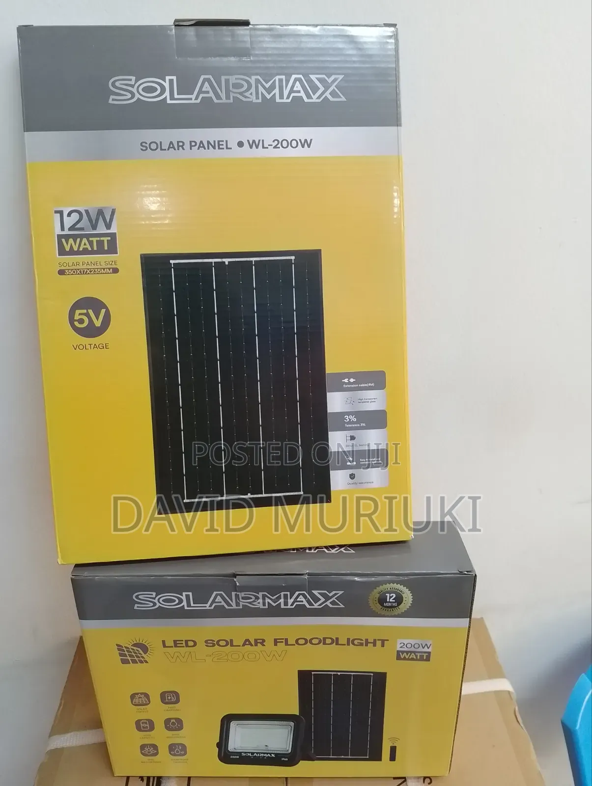 Solarmax 200W Solar Floodlight – High Power Outdoor Lighting