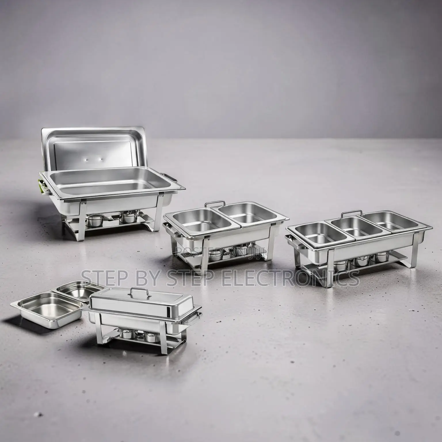 Wholesale Prices Party Serving 11L Stainless Steel Triple Chafing Dish
