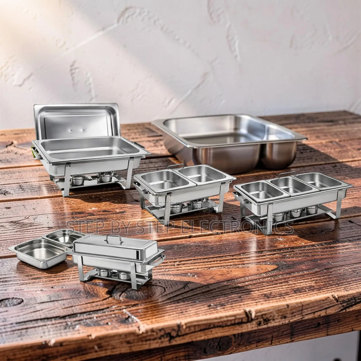 Wholesale Prices Hotel Service 11L Stainless Steel Triple Chafing Dish