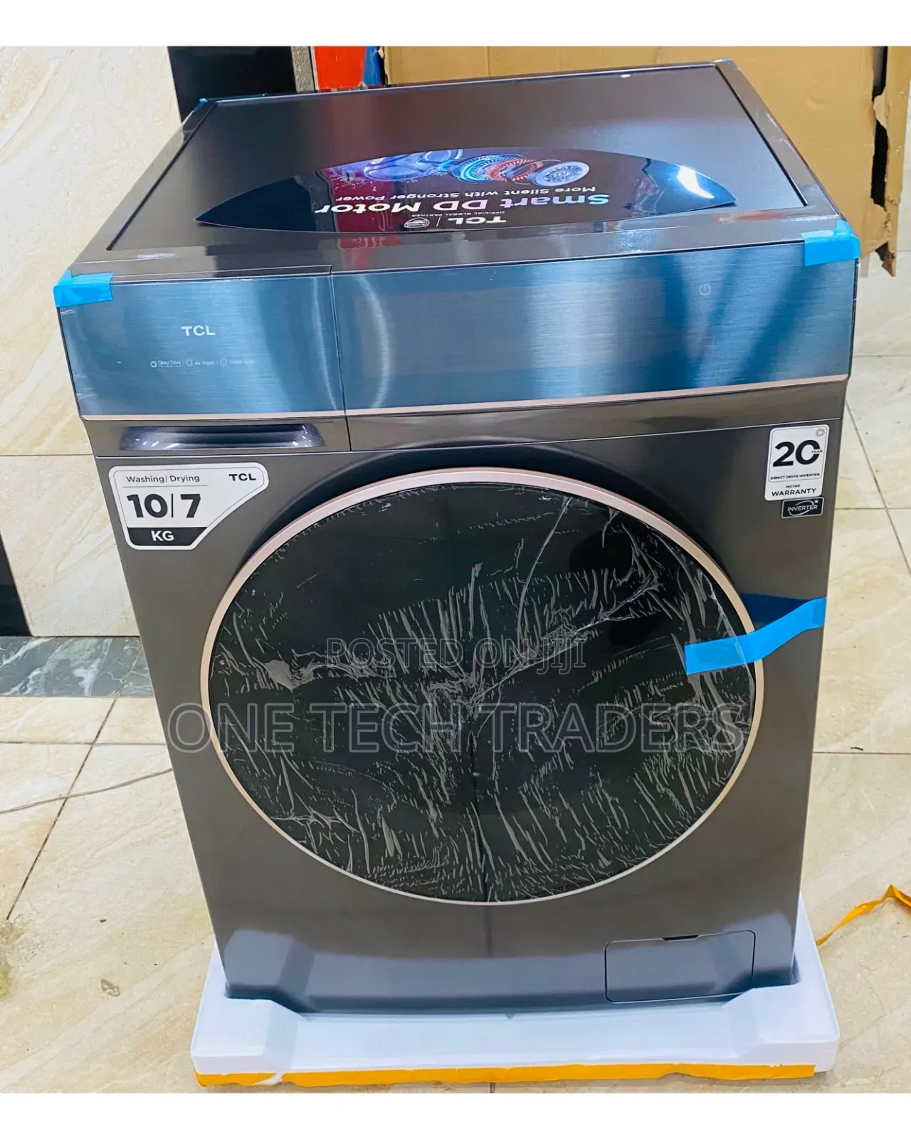 TCL 10/7kg Wash and Dry Front Load Washing Machine
