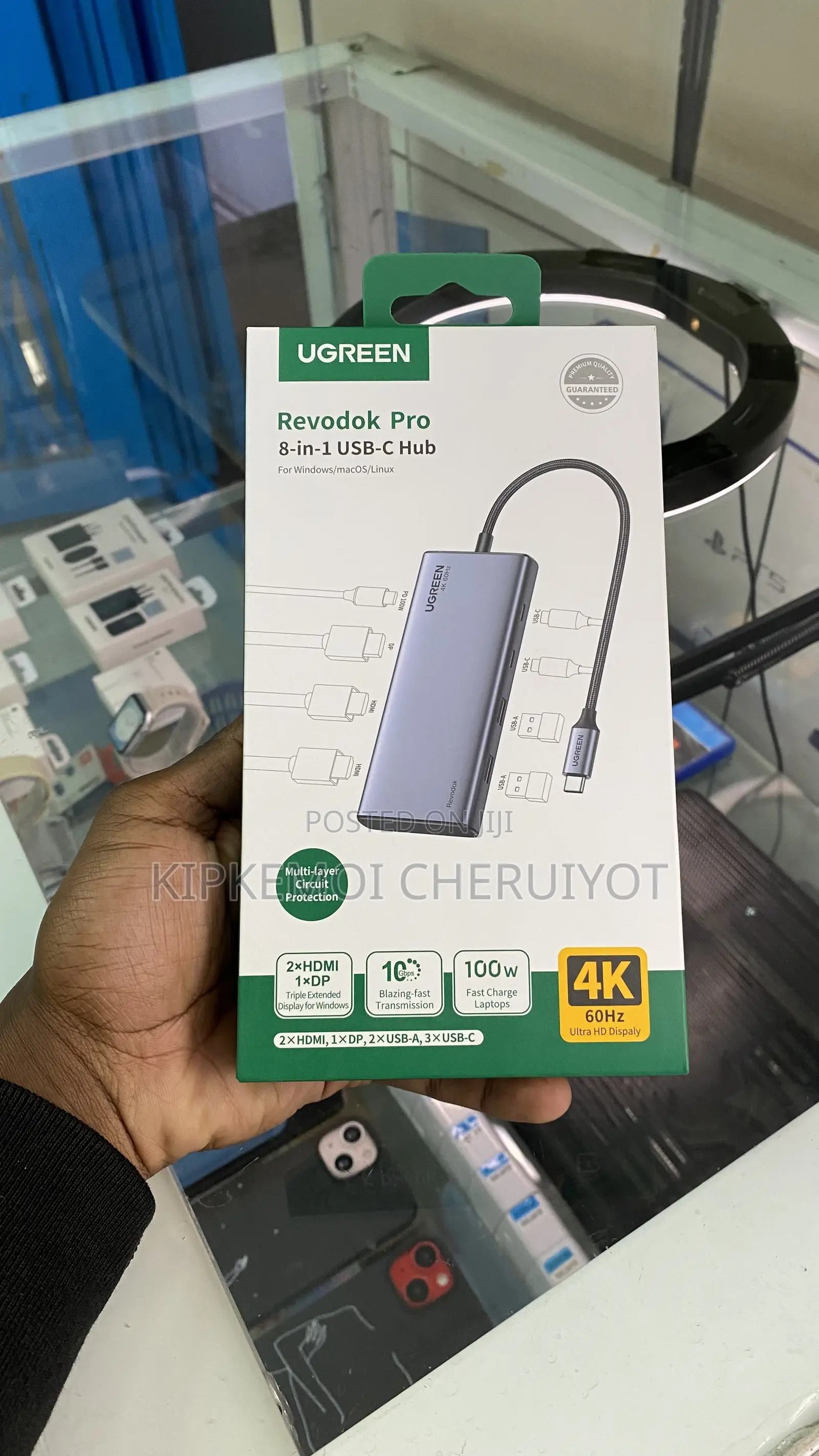 UGREEN Revodok Pro USB-C Hub 8-in-1